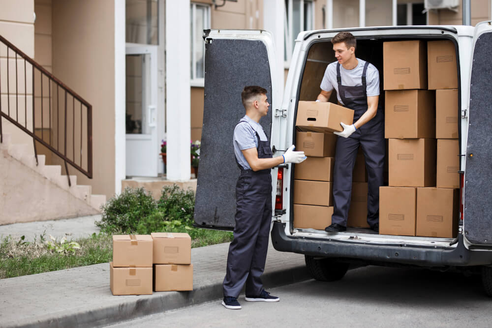 Local Movers Loading A Moving Truck in La Mesa